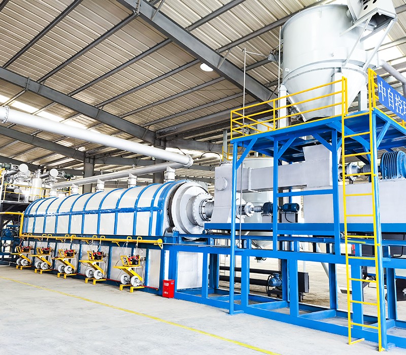Nhà máy nhiệt phân liên tục nhựa thải