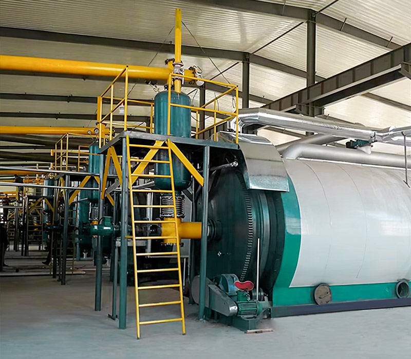 Nhà máy nhiệt phân hàng loạt tinh chế bùn dầu