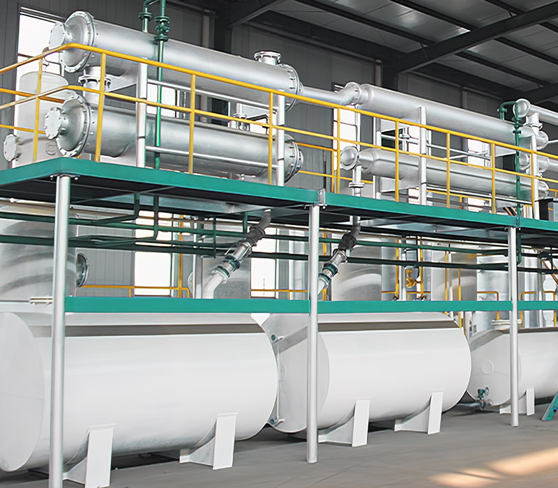 Nhà máy chưng cất chân không khí quyển cho dầu động cơ thải